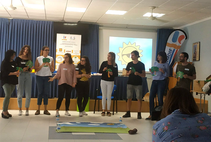 sensibilizacion escolar en Lorca ASDIFILOR 2019